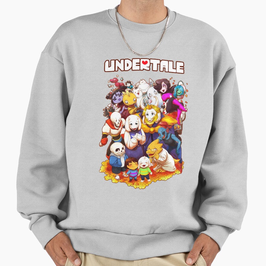 Undertale Video Game Main Characters Funny Design Sweatshirt - Image 4