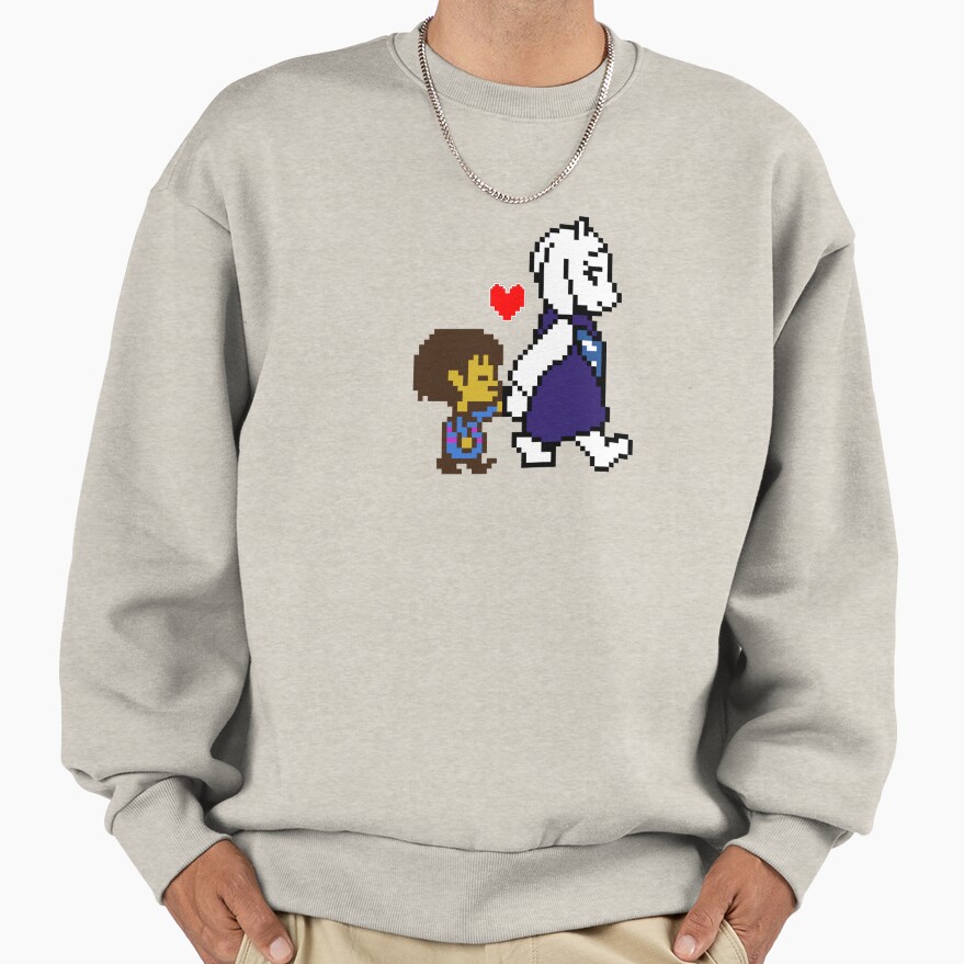 Toriel And Frisk Helping Hand Sweatshirt - Image 3