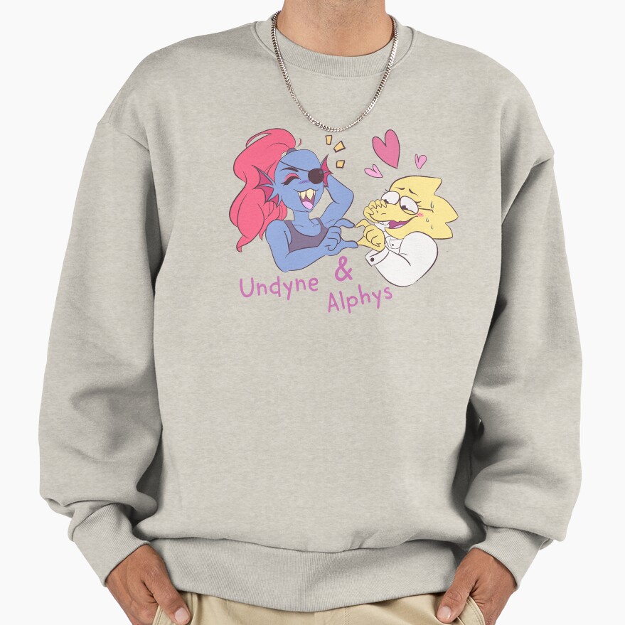 Undertale Undyne And Alphys Sweatshirt - Image 3