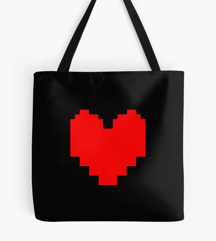 Undertale Heart Tote Bag