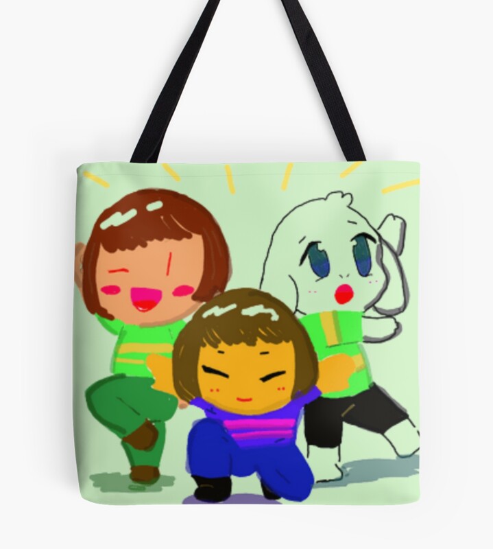 Undertale Trio Dynamic Pose Tote Bag