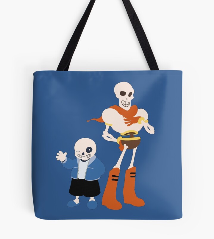 Undertale Sans And Papyrus Amazing Design Tote Bag