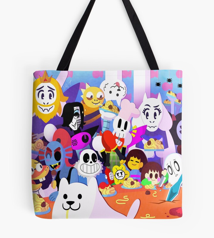 Undertale Colorful Tote Bag
