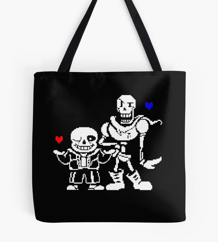 Undertale Sans And Papyrus Tote Bag