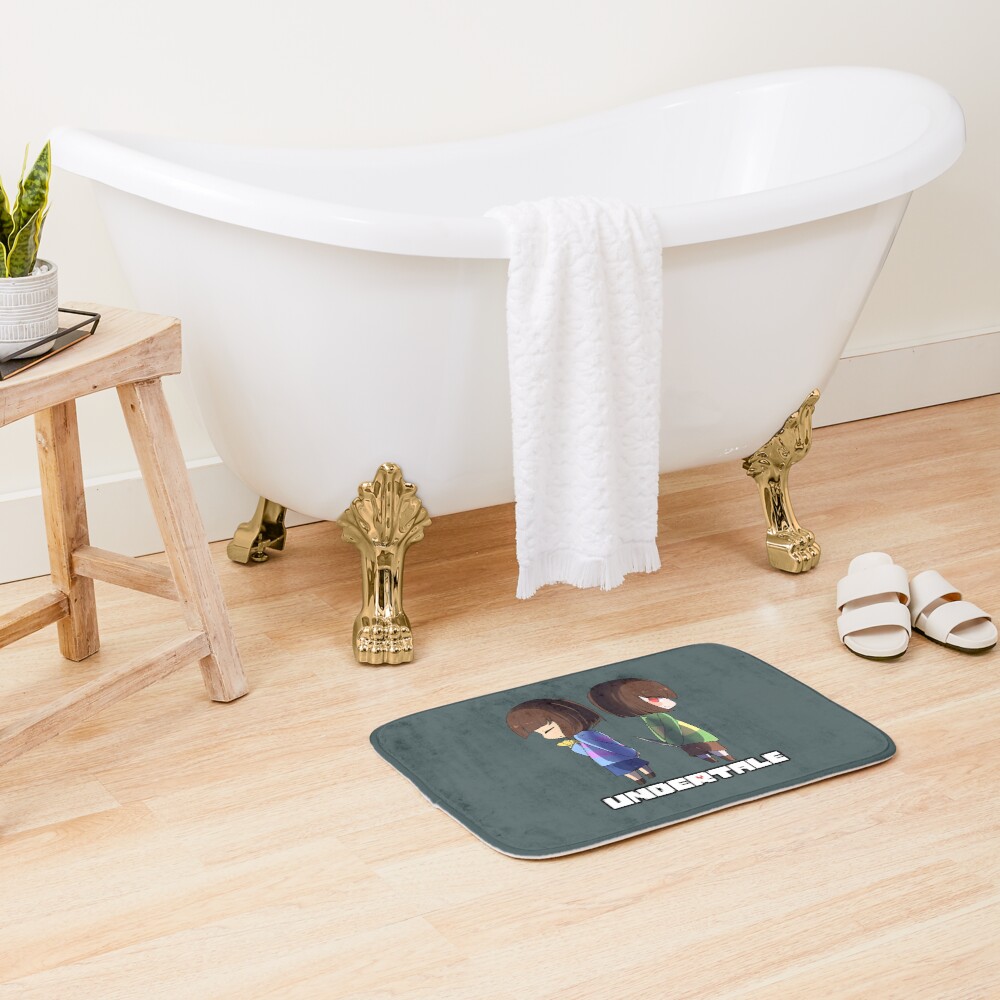 Undertale Chara And Frisk Bath Mat - Image 2