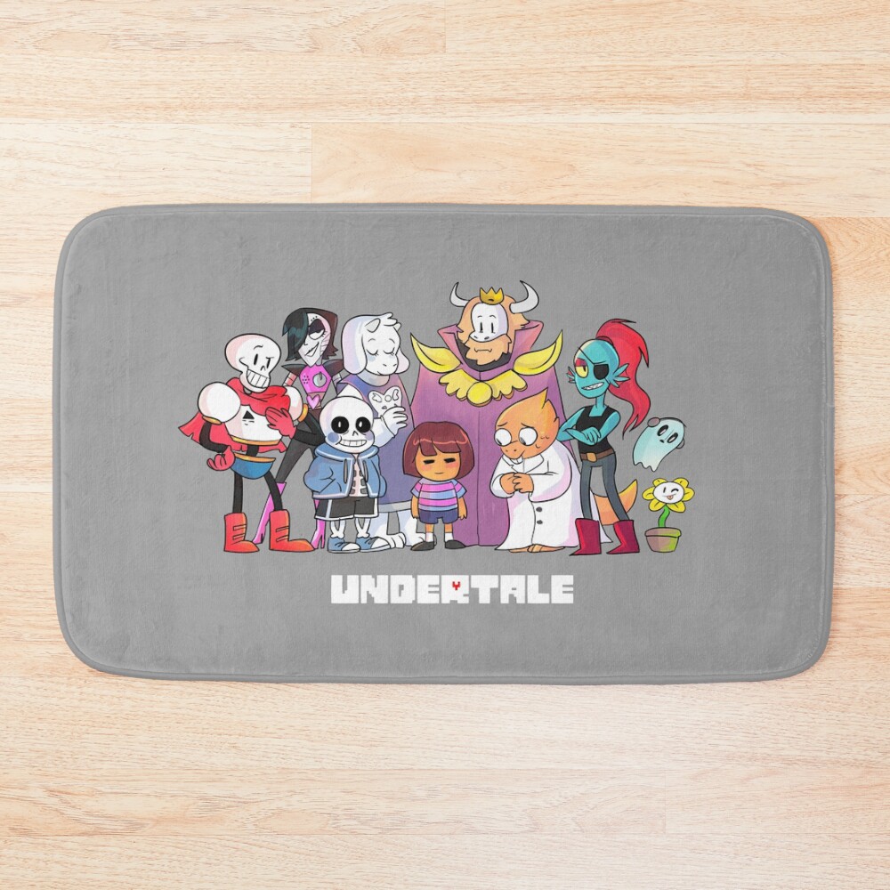 Undertale All Characters Bath Mat