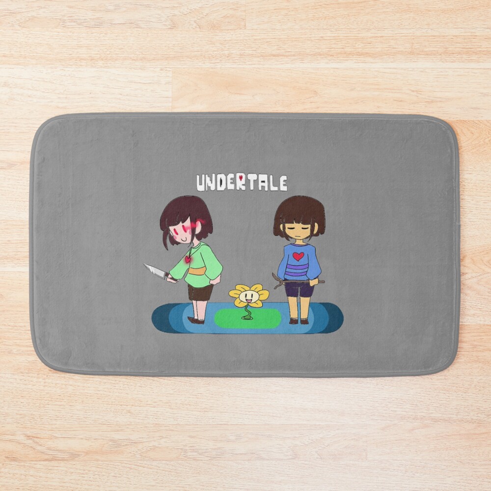 Undertale Frisk & Chara Bath Mat