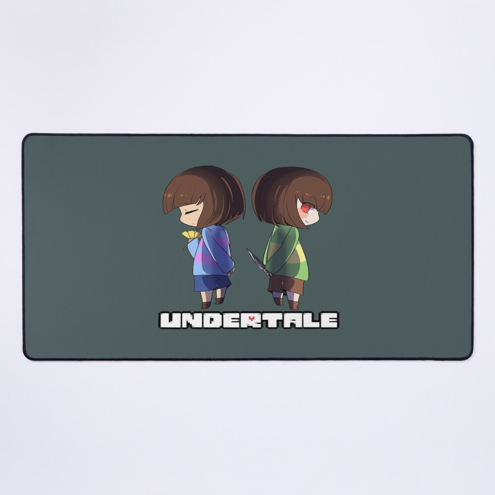 Undertale Chara And Frisk Mouse Pad