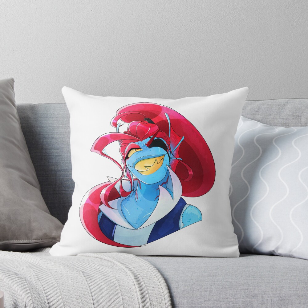 Undyne Throw Pillow