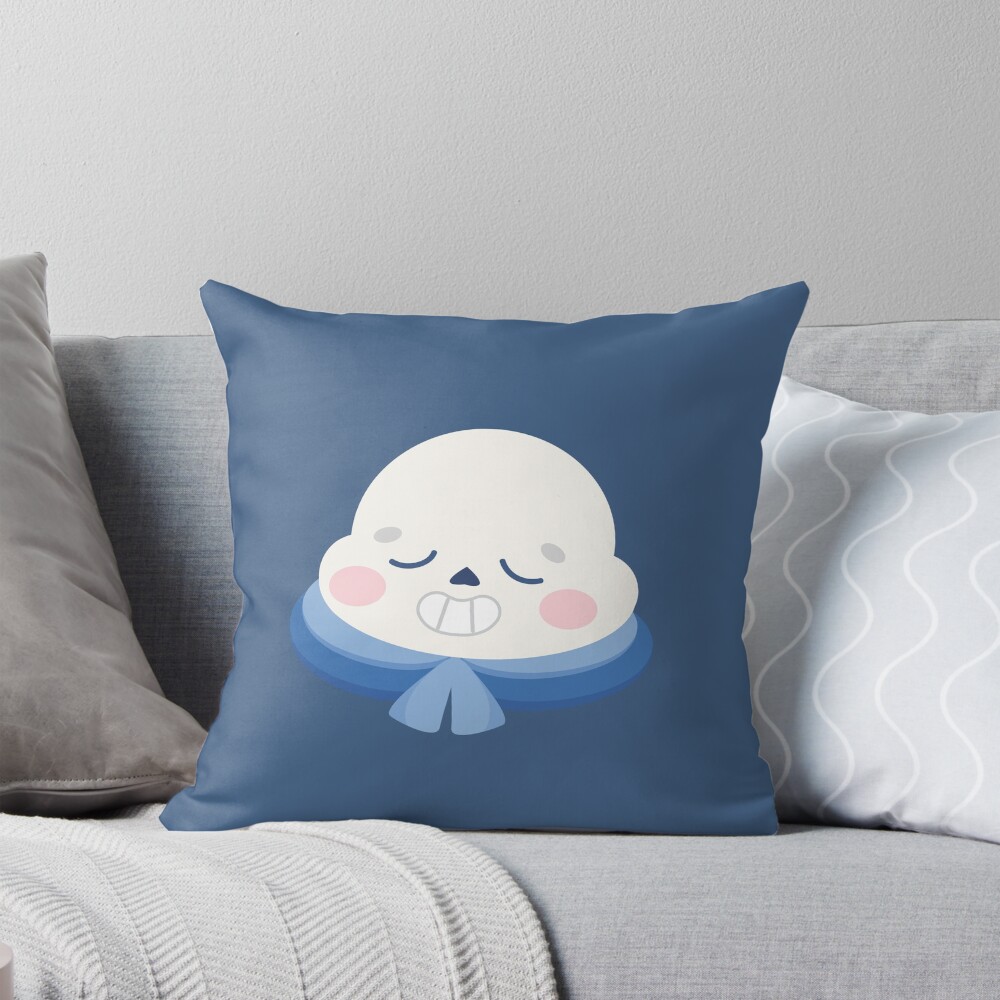 Sans Undertale Fanart Cute Throw Pillow
