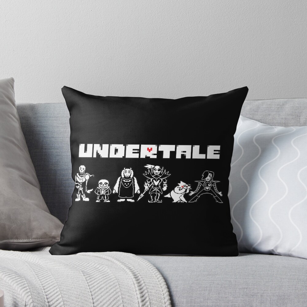 Undertale Cast Throw Pillow