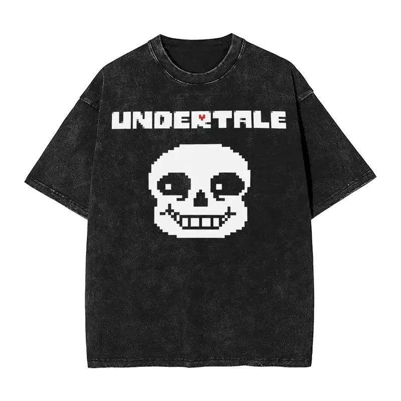 Smile UNDERTALE Mineral Wash T-shirt