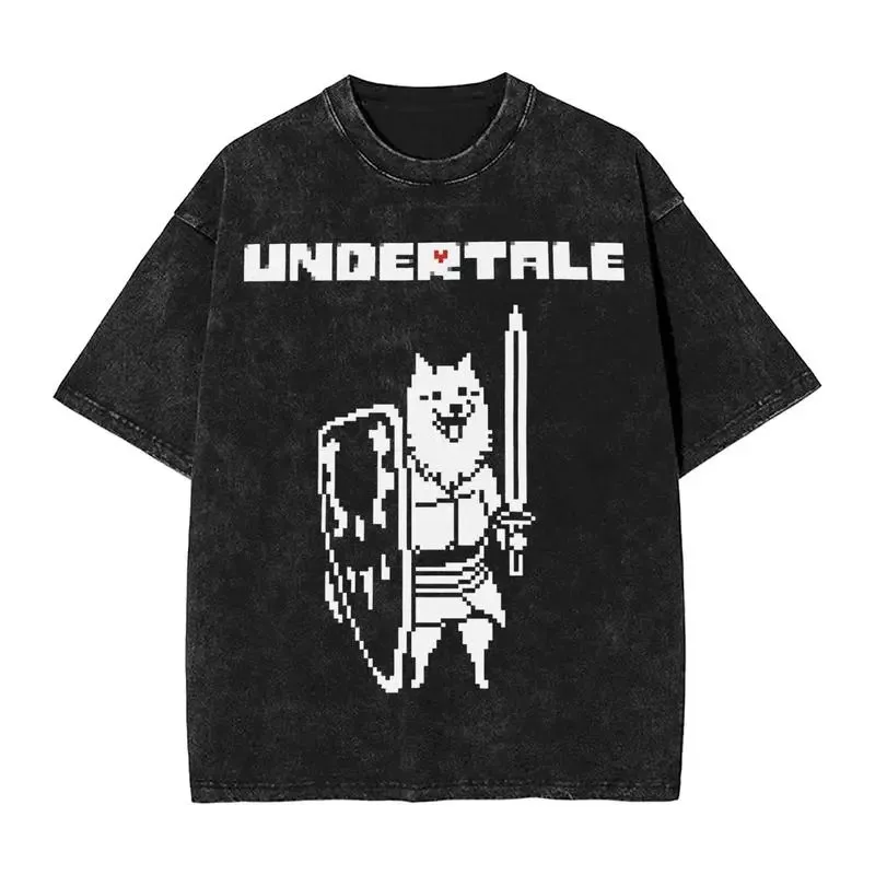 Dog UNDERTALE Mineral Wash T-shirt