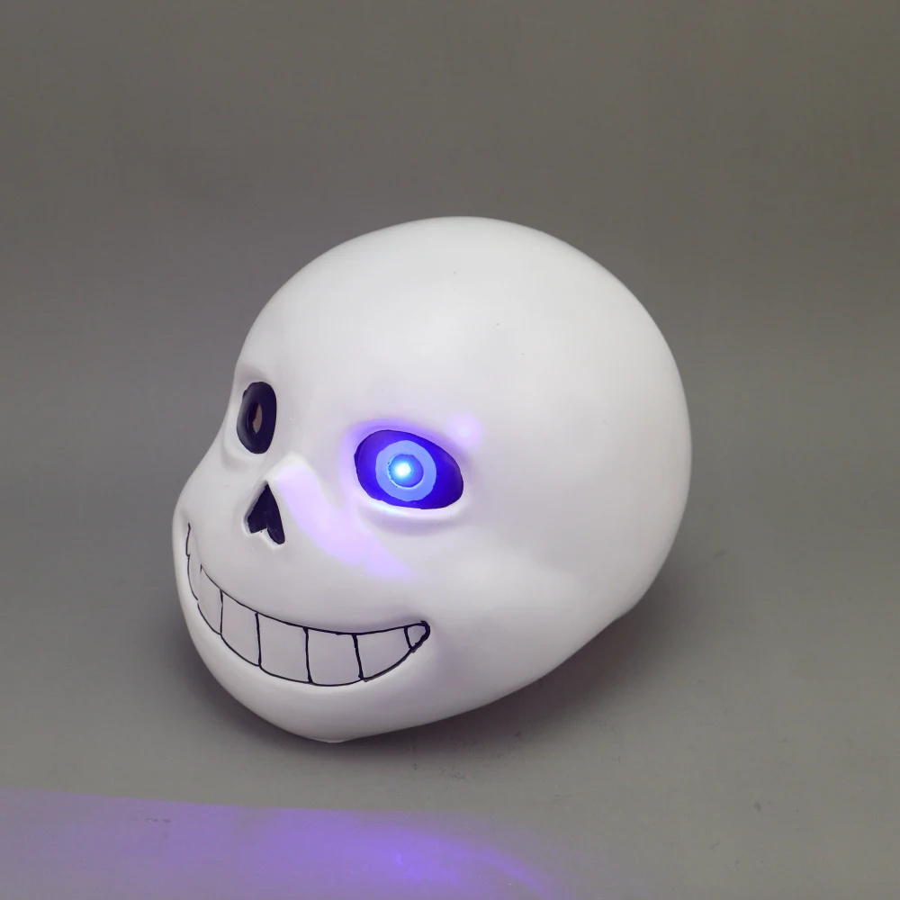 Game Undertale Masks Sans Mask Latex Led Light Full Head - Image 2