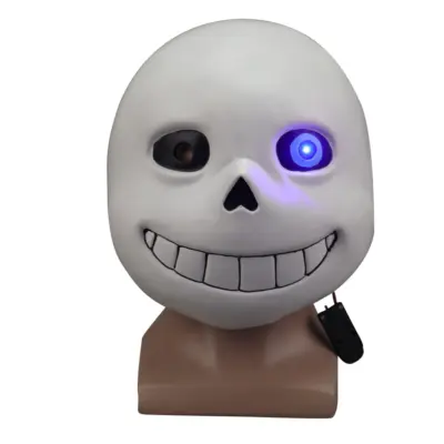 Game Undertale Masks Sans Mask Latex Led Light Full Head