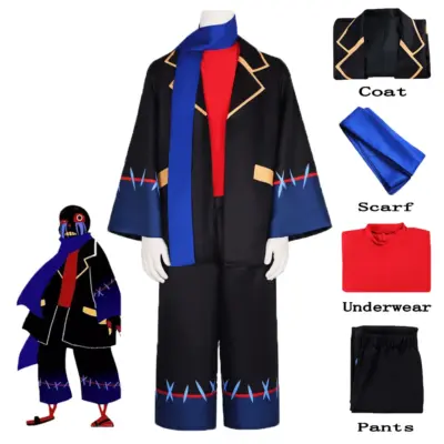  Hot Game Undertale Error Sans Frisk Cosplay Costume